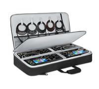 AUROTIER DJ Controller Bag for DDJ FLX10/DDJ REV5/DDJ GRV6/DDJ FLX6/DDJ 1000/DDJ 800, Padded DJ Backpack with Multi-pocket for 17 Inch Laptop, DJ Carrying Mixer Case for DJ Equipment, Grey
