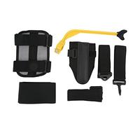 AurSoltriad 5Pcs Golf Swing Trainer Set, Wireless Elbow Alarm Aid, PVC Swing Angle Fixed Tool, Neoprene Wrist Fixed Band & Leg Rod Corrector for Golfers