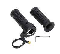 AurSoltriad Electric Bike Accelerator Handle, Wireless Twist Throttle Grip with Joint, Sensitive Speed Control for E - Bike Scooter Conversion, Fits 22.2mm Handlebars