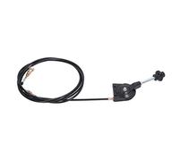 AurSoltriad Excavator Manual Throttle Cable, Heavy Equipment Motor Control Cable, 3.5 Meter Stainless Steel Throttle Controller with PU Sheath for Excavator and Mixer