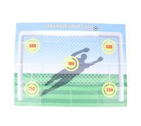 AurSoltriad Football Training Mat, Soccer Kick Hit Rate Training Pad, Targeted Accuracy Practice Mat with Defined Zones, Portable Adhesive Paper Mat for Home Field or Team Drills