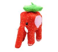 AURTHOS Steal Strawberry Elephant Plush Cute Brain Rot Plushies Adorable Doll Gift for Game Fans Kids Boys Girls Adults