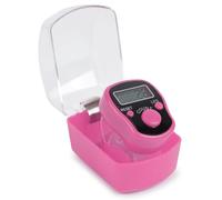 Aurum And Adorn Row Counters for Knitting - Finger Counter Digital - Stitch Counter for Crocheting with LED Light - Pink