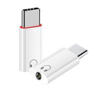 Aurum USB C to 3.5mm Jack Adapter, DAC Hi-Fi Jack to USB C Adapter and Headphone to Type C Adapter for iPhone 16 15 Pro, Galaxy S24 S23, iPad, Aux Car 2 Pack