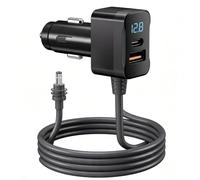 Aurumium 12V-24V Starlink Mini Charger Cable 3m Digital Display | 3m length, 12V-24V input, digital voltage monitor, flexible PVC, car truck RV boat use