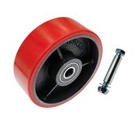 Aurumium 8 Inch Replacement Wheel for RV Jack 1500lbs Load(6In Iron-Core Wheel)