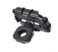 Aurumium Motorcycle Speaker Holder for JBL GO 5 Series - Robust Bike Handlebar Mount Bracket for Outdoor Rides - Compatible with GO 4 GO 3 Portable Wireless Speakers - Black ABS Design 110x86x85mm
