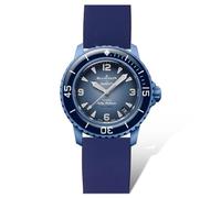 Aurus Quick-Release Watch Strap for Blancpain x Swatch Scuba Fifty Fathoms Soft Comfortable & Durable! (Navy Blue)
