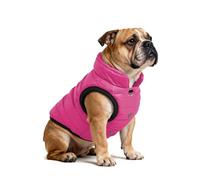 AURUZA Dog Winter Coat, Warm Waterproof Dogs Jacket Small Pet Vest for Medium Dogs Windproof Pet Fleece Vest Snow Jacket for Cold Weather