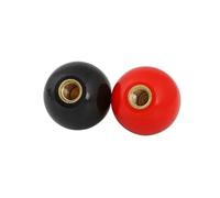 AURVIX Round knob 2pcs M4 M5 M6 M8 M10 M12 M14 M16 Handle Ball Plastic Round Ball(M4x16mm)