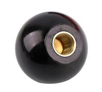 AURVIX Round knob Red/Black Handle Ball Copper/core M4 M5 M6 M8 M10 M12 Lever knob Machine Tool Hand(300x4.6,10PCS)