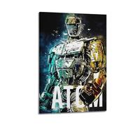 AURX Real Steel Movie Poster Wall Art Canvas Painting Living Room Bedroom Home Home Decoration Office Wall Poster Gym Art Painting 12x18inch(30x45cm)