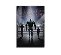 AURX Real Steel Movie Poster Wall Art Canvas Painting Living Room Bedroom Home Home Decoration Office Wall Poster Gym Art Painting 12x18inch(30x45cm)