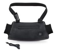 AURYA Heated Hand Warmer Pouch, Rechargeable & Waterproof Electric Hand Muff for Children | Adjustable 3-Heat Settings for Outdoor Play, Skiing, Snowball Fights & School (Black)