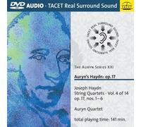 Auryn Quartet - Auryn's Haydn: op. 17 [DVD AUDIO]