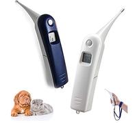 Aurynns Pet Thermometer - Fast Digital Veterinary Thermometer, Switchable C/F for Dogs, Cats, Horses, Cattle, Pigs, Birds, Sheep (Blue)