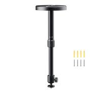Aurzen Ceiling Projector Mount Bracket, 360° Rotation & 90° Tilt, Adjustable 9"-15" Length, ¼-Inch Screw, Compatible with TMY, HAPPRUN, Yaber, Epson & Most Projectors for Ceiling/Wall Use