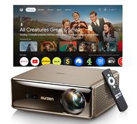 Aurzen EAZZE D1 MAX Smart Projector, Google TV, 1000 ANSI, 4K Supported