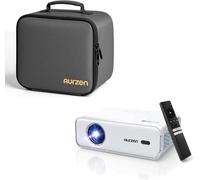 Aurzen Eazze D1 Smart Projector with Carrying Case, Netflix Officially & Dolby Audio 4K Supported, Auto Focus & Keystone, HDR10, 60Hz Portable Projector for iOS/Android/USB/TV Stick