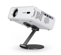 Aurzen Eazze D1 Smart Projector with Foldable Stand, Netflix Officially & Dolby Audio 4K Supported, Auto Focus & Keystone, HDR10, 60Hz Portable Projector for iOS/Android/USB/TV Stick