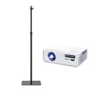 Aurzen EAZZE D1G Google TV Smart Projector + Adjustable Floor Stand, 4K Supported, Auto Focus & Keystone, Dolby Audio, Native 1080P, Portable for Home & Office