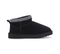 Aus Wooli Australia Altona Braid Ankle Boots in Black | Size: 3