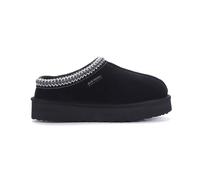 Aus Wooli Australia Mentone Platform Slippers Flat in Black | Size: 4