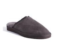 Aus Wooli Australia Sheepskin Wool Slippers In Grey Grey
