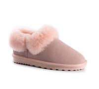 Aus Wooli Australia Sheepskin Wool Traditional Ankle Slippers In Pale Pink Pale Pink 5