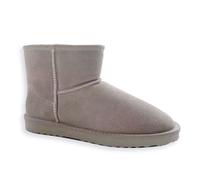 Aus Wooli Australia Short Sheepskin Ankle Boot in Light Grey | Size: 6 Aus Wooli Australia Light Grey 6