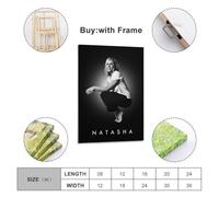 AUSADDNV Natasha Bedingfield Singer Poster Poster Decorative Painting Canvas Wall Posters And Art Picture Print Modern Family Bedroom Decor Posters 20x30inch(50x75cm)