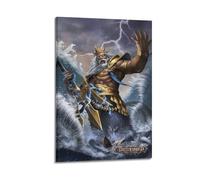 AUSADDNV Poseidon Greek Mythology Poster Poster Decorative Painting Canvas Wall Posters And Art Picture Print Modern Family Bedroom Decor Posters 16x24inch(40x60cm)