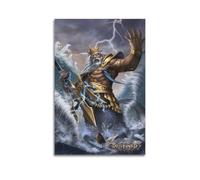 AUSADDNV Poseidon Greek Mythology Poster Poster Decorative Painting Canvas Wall Posters And Art Picture Print Modern Family Bedroom Decor Posters 16x24inch(40x60cm)