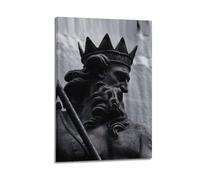 AUSADDNV Poseidon Statue Poster Poster Decorative Painting Canvas Wall Posters And Art Picture Print Modern Family Bedroom Decor Posters 24x36inch(60x90cm)