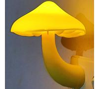 AUSAYE LED Night Light Plug in Mushroom-Shaped NightLight Warm White Kids Night Light