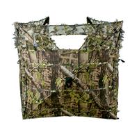 AUSCAMOTEK Turkey Hunting Pop up Ground Blind Portable Quick Setup Lightweight Deer Blind Camouflage Tent Green