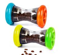 AUSCAT Dog Treat Dispensing Toy, Slow Feeder, Interactive Dog Puzzle Toys for Small and Medium Breeds, Dog Enrichment Toys to Keep Them Busy(Not for Aggressive Chewers) (2PCS)