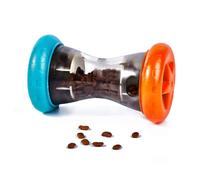 AUSCAT Dog Treat Dispensing Toy, Slow Feeder, Interactive Dog Puzzle Toys for Small and Medium Breeds, Dog Enrichment Toys to Keep Them Busy(Not for Aggressive Chewers) (Blue & Orange)