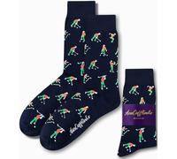 AUSCUFFLINKS Angry Golfer Socks | Frustrated Golfer Woven Socks | Golf Player | Work Socks for Him | Bday Gift for Guys (Golf Swing), Angry Golfer, One Size, Angry Golfer, One size