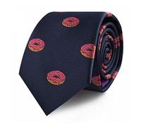 AUSCUFFLINKS Donuts Doughnut Dessert Lover Donut King Necktie for Him | Sweet Tooth Doughnuts Skinny Neckties | Present for Work Colleague | Bday Gift for Guys (Donuts)