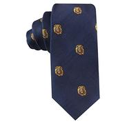 AUSCUFFLINKS Lion Skinny Tie Mens Necktie Animal Tie | Lion King of Jungle Ties for Him | Birthday Gift for Guys (Orange Lion)