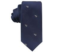 AUSCUFFLINKS Shark Tie For Men Animal Print Necktie | Wolf of Wall Street | Birthday Gift for Guys (Shark)