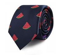 AUSCUFFLINKS Watermelon Necktie for Men Melon Ties For Him Fruit Lover | Thin Ties Neckties Fruit Farmer Skinny Neckties | Present for Work Colleague | Bday Gift for Guys (Watermelon)…