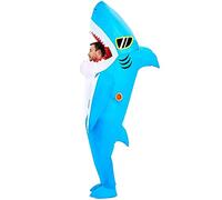 Ausfeelity Inflatable Shark Costume Funny Blow up Costumes, Inflatable Costume for Halloween, Christmas, Carnival, Carnival, Birthday, Party & Gifts