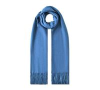 AUSH Ladies Plain Scarves for Women Winter Scarves Soft Touch Cashmere Feel Acrylic Scarf Shawl Wrap for Weddings, Winter, Outdoor, One size Fits All (Plain Scarve Jeans Blue-SCA-330)