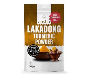 Ausha Lakadong Turmeric Powder 1kg - 8-9% Curcumin, 1* GREAT TASTE AWARD 2025 - Double Strength Turmeric - Premium Quality