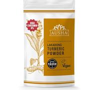 Ausha Lakadong Turmeric Root Powder 500g - 8-9% Curcumin - 1* GREAT TASTE AWARD 2025 - Joint pain relief - Use in Cooking, Turmeric Latte Powder, Tea - GREAT TASTE PRODUCER