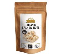 Ausha Organic Cashew Nuts 1kg Whole - UK Certified Organic by Soil Association - 1* GREAT TASTE AWARD