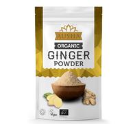 Ausha Organic GINGER POWDER 100g - 1* GREAT TASTE AWARD 2023 - Cooking, Anti Inflammatory, Immunity, Digestion - Use in Ginger Shot, Ginger Tea. Ground Ginger Root