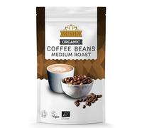 Ausha Organic Indian Coffee Beans 1kg | Medium Roast - UK Certified Organic by Soil Association - GREAT TASTE PRODUCER - No Pesticides or Colourings - Lab Tested